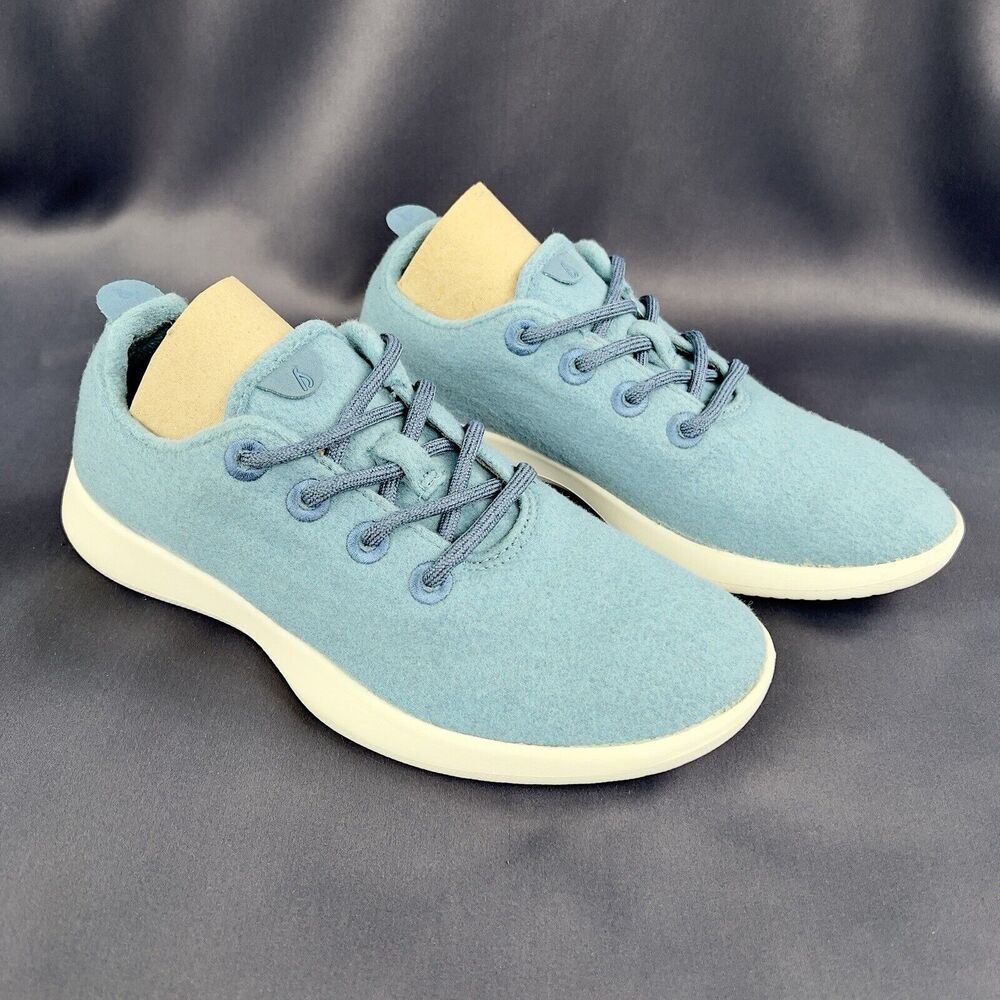 Allbirds Wool Runner Sneakers Women’s Size 9 WR Blue Merino Wool Athletic Shoes